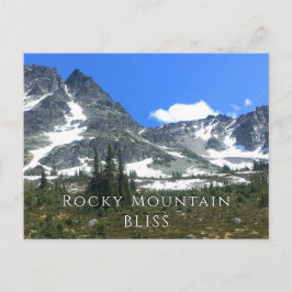 Sneeuwgekookte Rocky Mountains blises Briefkaart