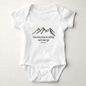 Sneeuwgestookte mtns roepen John Muir Romper (Voorkant)