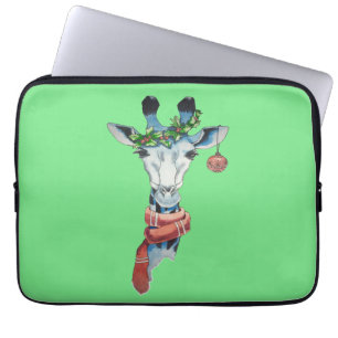Sneeuwgiraf Laptop Sleeve