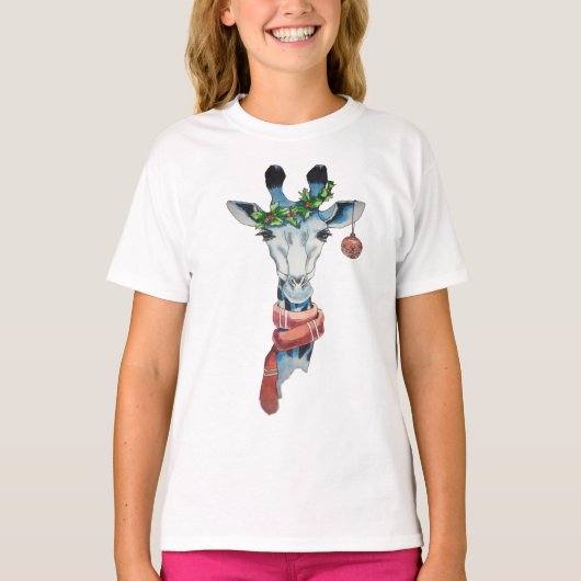 Sneeuwgiraf T-shirt (Voorkant)