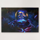 Sneeuwglobe (fluorescentie) legpuzzel (Horizontaal)