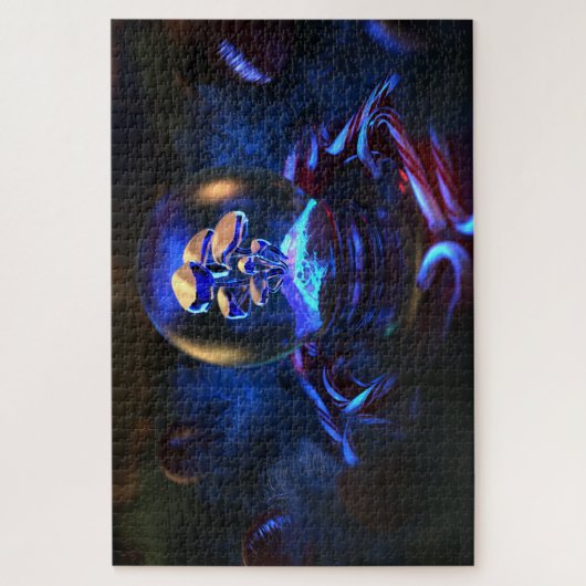 Sneeuwglobe (fluorescentie) legpuzzel (Verticaal)