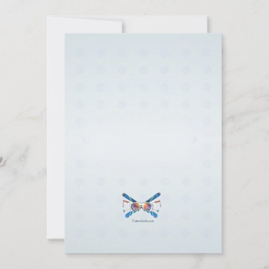 Sneeuwgogles Kaart (Achterkant)