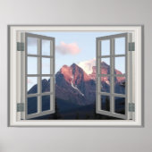 Sneeuwgordel Uitzicht voor pop-upvenster Poster (Voorkant)