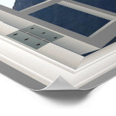 Sneeuwgordel Uitzicht voor pop-upvenster Poster (Hoek)