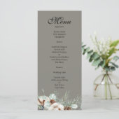 Sneeuwgroen Evenementenmenu Menu (Staand voorkant)