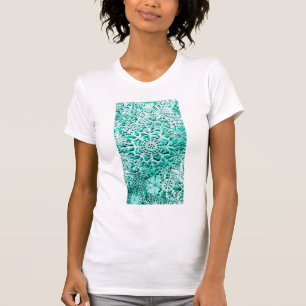 Sneeuwgroen T-shirt met lange mouwen
