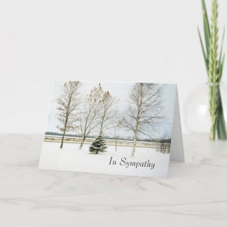 sneeuwgroenblijvende1card, In Sympathy Kaart