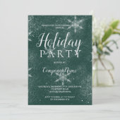 Sneeuwgroene typografie met kerstmis kaart (Staand voorkant)