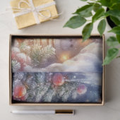 Sneeuwgrot IJsbeer Winter Ambacht Decoupage Tissuepapier (Geschenk)