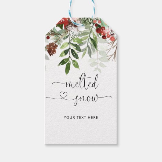 Sneeuwgunsttag Cadeaulabel (Voorkant)