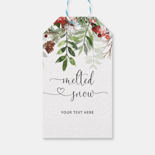 Sneeuwgunsttag Cadeaulabel (Achterkant)