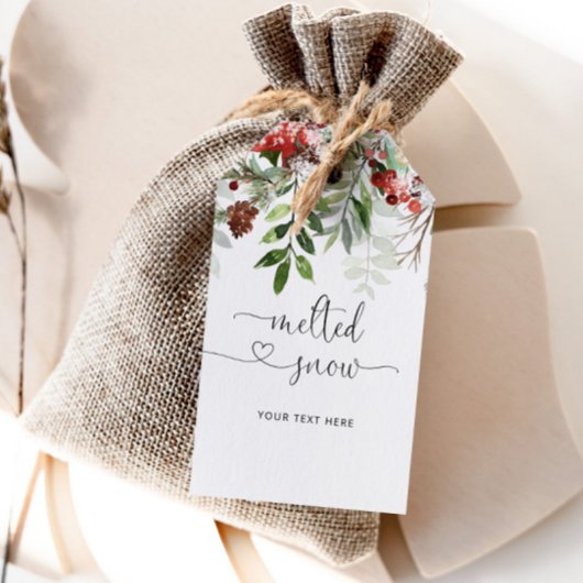 Sneeuwgunsttag Cadeaulabel