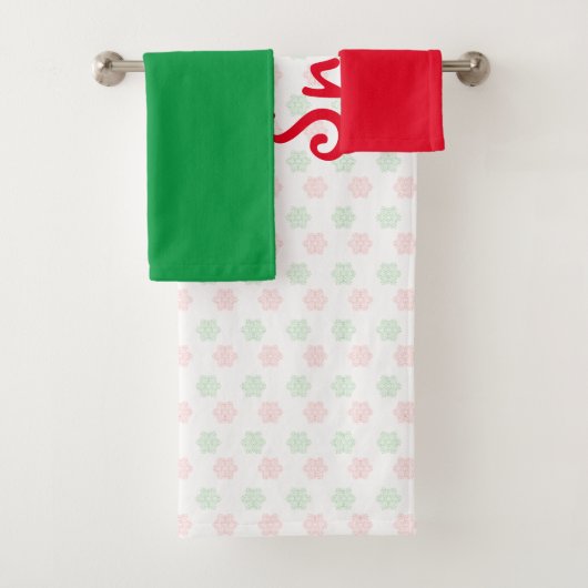 Sneeuwhanddoekset voor kerstmis bad handdoek (Insitu)
