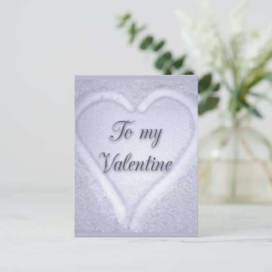 Sneeuwhart Briefkaart (Staand voorkant)