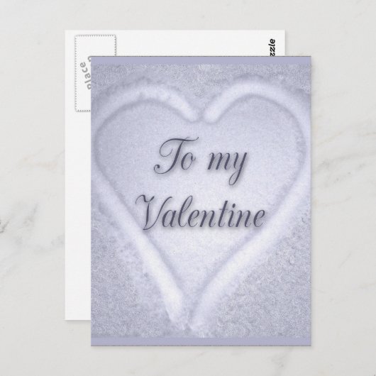 Sneeuwhart Briefkaart (Voorkant / Achterkant)