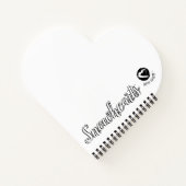 Sneeuwhart Notitieboek  (Achterkant)