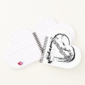 Sneeuwhart Notitieboek  (Binnen)