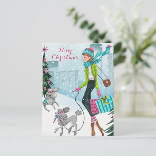 Sneeuwharten - briefkaarten (Staand voorkant)