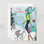 Sneeuwharten - briefkaarten (Voorkant / Achterkant)