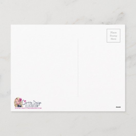 Sneeuwharten - briefkaarten (Achterkant)