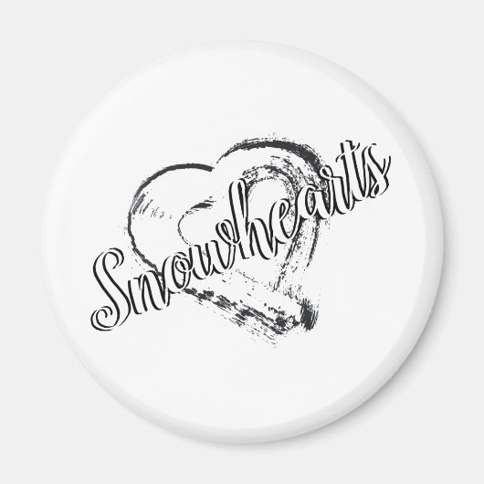 sneeuwhartmagneet magneet (Voorkant)