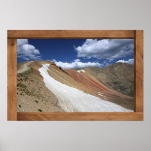 Sneeuwhelling Red Cone Colorado schilderachtig pos Poster