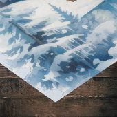 Sneeuwherten in het bos bij Lake House in de winte Tissuepapier