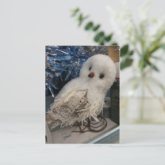 Sneeuwhoenders, 1 briefkaart (Staand voorkant)