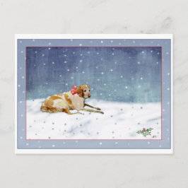 Sneeuwhond Briefkaart