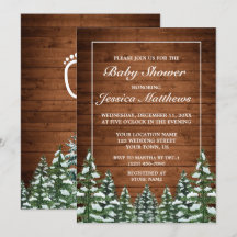 Sneeuwhout & Bos Country Pine Baby shower