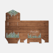 Sneeuwhout & Bos Country Pine Verjaardag Tiara Bedankdoosjes (Uitgevouwen)