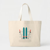 sneeuwhuid grote tote bag (Voorkant)