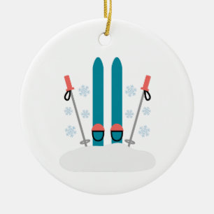 sneeuwhuid keramisch ornament