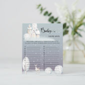 Sneeuwhuis Baby naam Race Game (Staand voorkant)