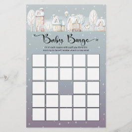 Sneeuwhuis baby shower baby bingo