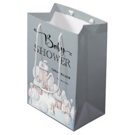 Sneeuwhuis Baby shower Gift Bag Medium Cadeauzakje