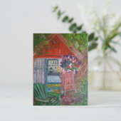 sneeuwhuis briefkaart (Staand voorkant)