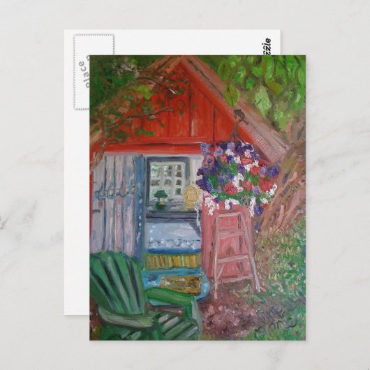 sneeuwhuis briefkaart (Voorkant / Achterkant)