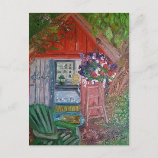 sneeuwhuis briefkaart (Voorkant)