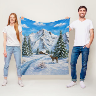 Sneeuwige Bergvallei Deken