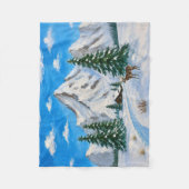 Sneeuwige Bergvallei Deken (Voorkant)