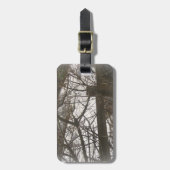 Sneeuwige Bossen Bagagelabel (Voorkant verticaal)