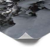 Sneeuwige Bossen Poster (Hoek)