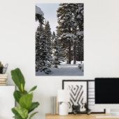 Sneeuwige Bossen Poster (Thuiskantoor)