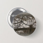 Sneeuwige Bossen Ronde Button 5,7 Cm (Voorkant /achterkant)