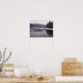 Sneeuwige dag aan de Chilkoot rivier Poster (Keuken)