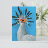 Sneeuwige januari bedankkaart (Staand voorkant)