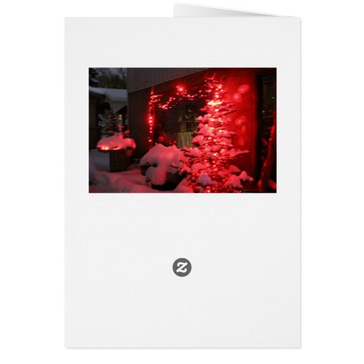 Sneeuwige kerstboomverlichting (Achterkant)