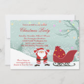 Sneeuwige kerstfeestdag kaart (Voorkant)